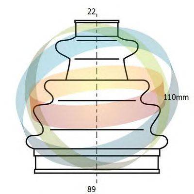 Комплект пылника, приводной вал ODM-MULTIPARTS 21-990188