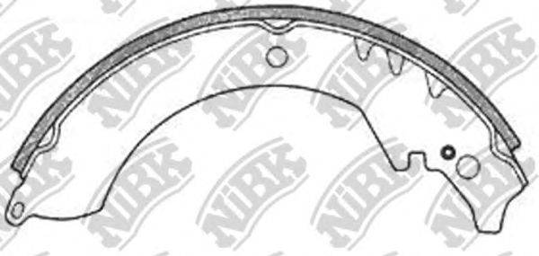 Комплект тормозных колодок NiBK FN0022