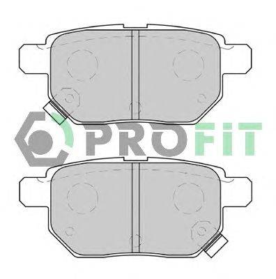 Комплект тормозных колодок, дисковый тормоз PROFIT 5000-4042