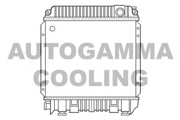 Радиатор, охлаждение двигателя AUTOGAMMA 100085