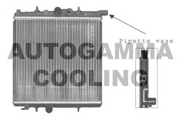 Радиатор, охлаждение двигателя AUTOGAMMA 101231