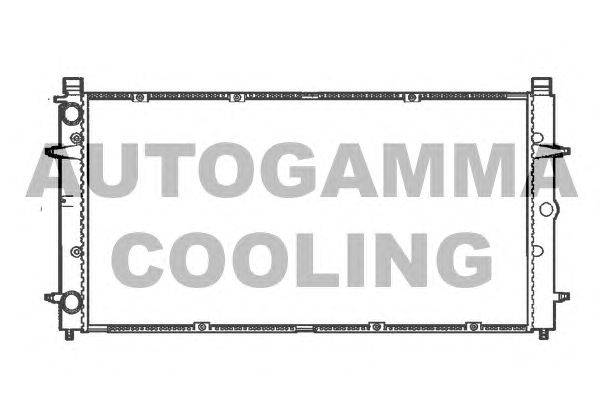 Радиатор, охлаждение двигателя AUTOGAMMA 101414