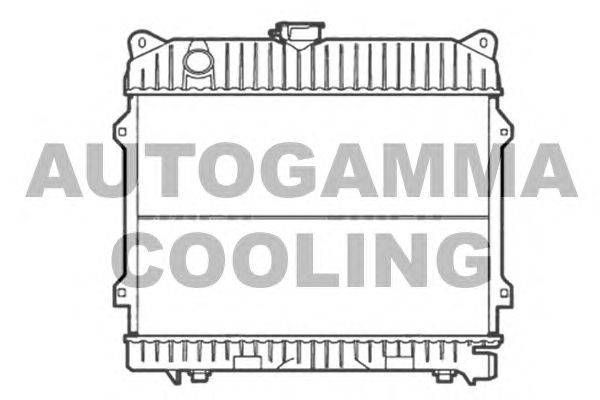 Радиатор, охлаждение двигателя AUTOGAMMA 103033