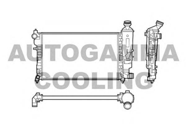 Радиатор, охлаждение двигателя AUTOGAMMA 103548