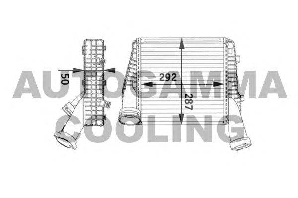 Интеркулер AUTOGAMMA 104893