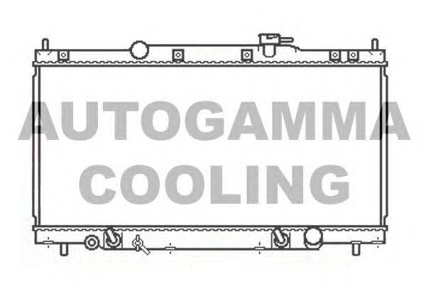 Радиатор, охлаждение двигателя AUTOGAMMA 107023