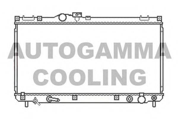 Радиатор, охлаждение двигателя AUTOGAMMA 107063