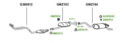 Система выпуска ОГ GT Exhaust 1183