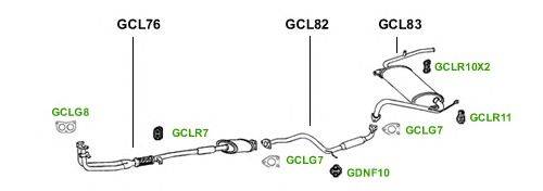 Система выпуска ОГ GT Exhaust 1259