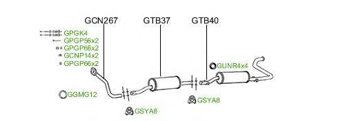 Система выпуска ОГ GT Exhaust 153