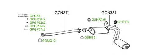 Система выпуска ОГ GT Exhaust 170