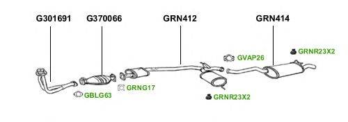 Система выпуска ОГ GT Exhaust 1910