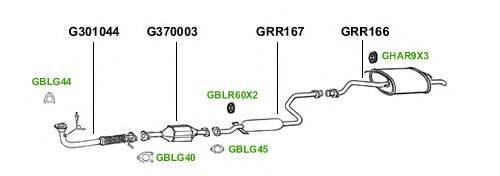 Система выпуска ОГ GT Exhaust 1976