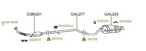 Система выпуска ОГ GT Exhaust 2154