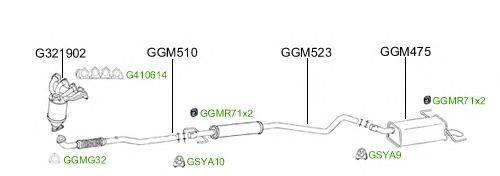 Система выпуска ОГ GT Exhaust 2479