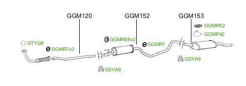 Система выпуска ОГ GT Exhaust 2563