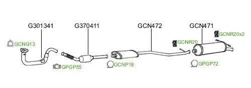 Система выпуска ОГ GT Exhaust 267