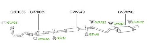 Система выпуска ОГ GT Exhaust 2716