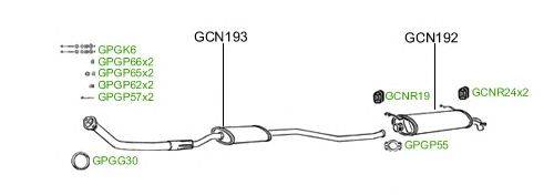 Система выпуска ОГ GT Exhaust 276