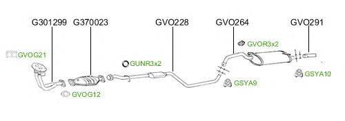 Система выпуска ОГ GT Exhaust 2937