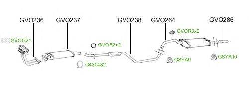 Система выпуска ОГ GT Exhaust 2943