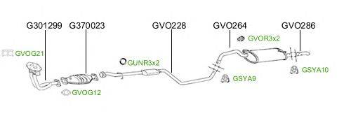 Система выпуска ОГ GT Exhaust 2945