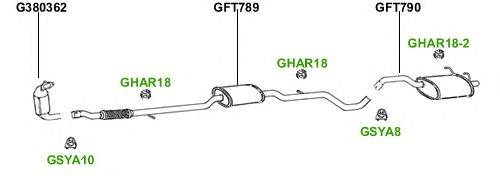 Система выпуска ОГ GT Exhaust 377