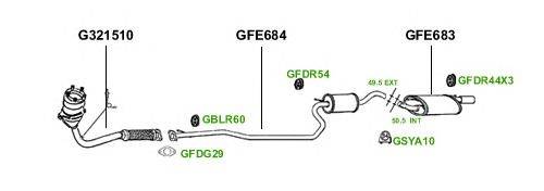 Система выпуска ОГ GT Exhaust 3793