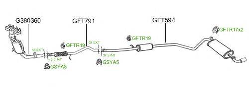 Система выпуска ОГ GT Exhaust 423