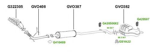 Система выпуска ОГ GT Exhaust 4449
