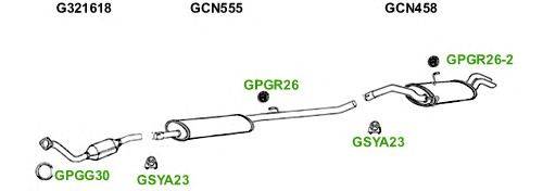 Система выпуска ОГ GT Exhaust 4624