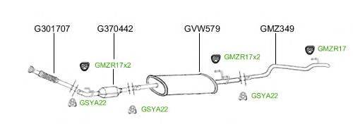 Система выпуска ОГ GT Exhaust 4766