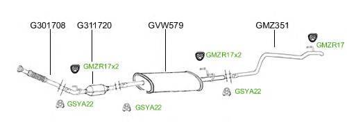 Система выпуска ОГ GT Exhaust 4777