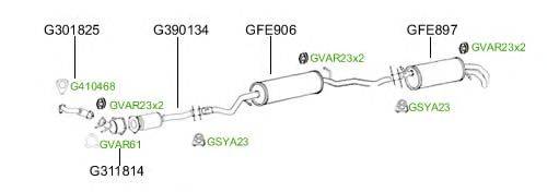 Система выпуска ОГ GT Exhaust 4874