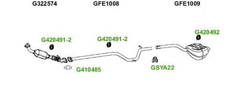 Система выпуска ОГ GT Exhaust 4994