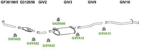 Система выпуска ОГ GT Exhaust 5689