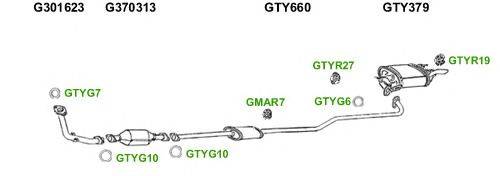 Система выпуска ОГ GT Exhaust 5700