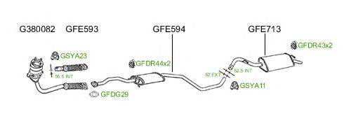 Система выпуска ОГ GT Exhaust 574