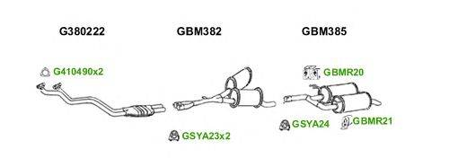 Система выпуска ОГ GT Exhaust 6162