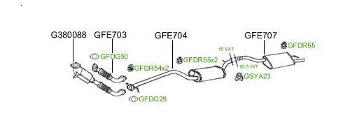 Система выпуска ОГ GT Exhaust 663