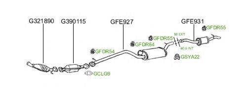 Система выпуска ОГ GT Exhaust 669