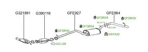 Система выпуска ОГ GT Exhaust 672