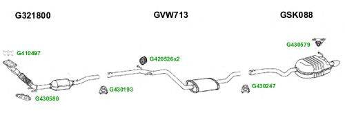 Система выпуска ОГ GT Exhaust 7932