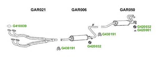 Система выпуска ОГ GT Exhaust 8567