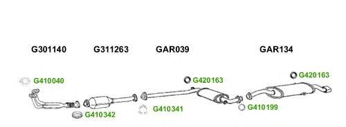 Система выпуска ОГ GT Exhaust 8678