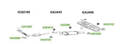 Система выпуска ОГ GT Exhaust 8829