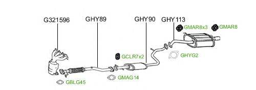 Система выпуска ОГ GT Exhaust 970