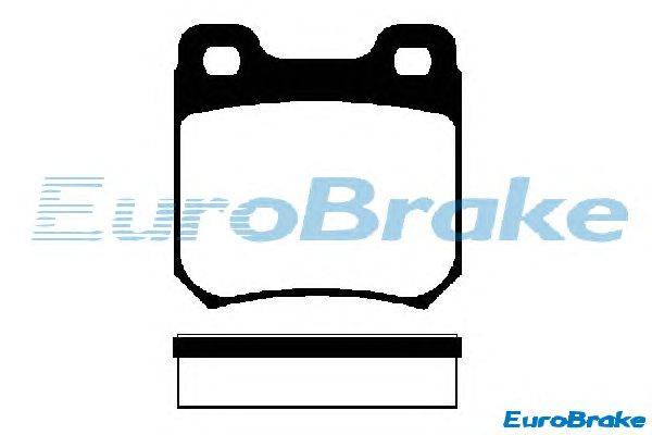 Комплект тормозных колодок, дисковый тормоз EUROBRAKE 5501223612