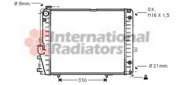 Радиатор, охлаждение двигателя 4SEASONS 118034