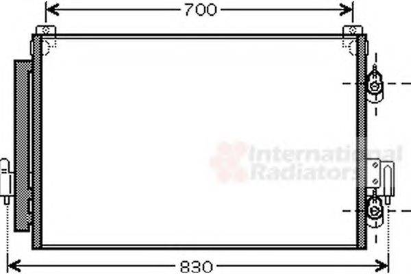 Конденсатор, кондиционер VAN WEZEL 32005178